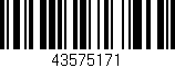 Código de barras (EAN, GTIN, SKU, ISBN): '43575171'