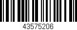 Código de barras (EAN, GTIN, SKU, ISBN): '43575206'