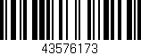 Código de barras (EAN, GTIN, SKU, ISBN): '43576173'