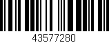 Código de barras (EAN, GTIN, SKU, ISBN): '43577280'
