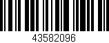 Código de barras (EAN, GTIN, SKU, ISBN): '43582096'