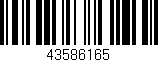 Código de barras (EAN, GTIN, SKU, ISBN): '43586165'