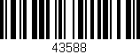 Código de barras (EAN, GTIN, SKU, ISBN): '43588'