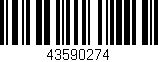 Código de barras (EAN, GTIN, SKU, ISBN): '43590274'