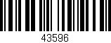 Código de barras (EAN, GTIN, SKU, ISBN): '43596'