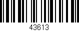 Código de barras (EAN, GTIN, SKU, ISBN): '43613'