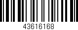 Código de barras (EAN, GTIN, SKU, ISBN): '43616168'