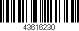Código de barras (EAN, GTIN, SKU, ISBN): '43616230'