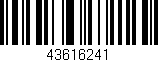 Código de barras (EAN, GTIN, SKU, ISBN): '43616241'