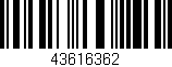 Código de barras (EAN, GTIN, SKU, ISBN): '43616362'