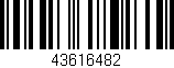 Código de barras (EAN, GTIN, SKU, ISBN): '43616482'