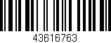 Código de barras (EAN, GTIN, SKU, ISBN): '43616763'