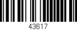 Código de barras (EAN, GTIN, SKU, ISBN): '43617'