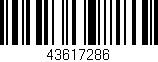 Código de barras (EAN, GTIN, SKU, ISBN): '43617286'