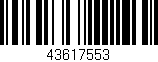 Código de barras (EAN, GTIN, SKU, ISBN): '43617553'