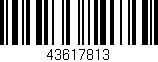 Código de barras (EAN, GTIN, SKU, ISBN): '43617813'