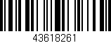 Código de barras (EAN, GTIN, SKU, ISBN): '43618261'