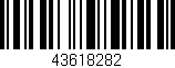 Código de barras (EAN, GTIN, SKU, ISBN): '43618282'