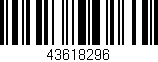 Código de barras (EAN, GTIN, SKU, ISBN): '43618296'