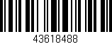 Código de barras (EAN, GTIN, SKU, ISBN): '43618488'