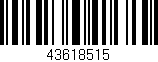 Código de barras (EAN, GTIN, SKU, ISBN): '43618515'