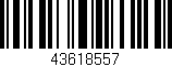 Código de barras (EAN, GTIN, SKU, ISBN): '43618557'