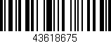 Código de barras (EAN, GTIN, SKU, ISBN): '43618675'