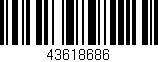 Código de barras (EAN, GTIN, SKU, ISBN): '43618686'