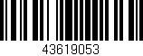 Código de barras (EAN, GTIN, SKU, ISBN): '43619053'