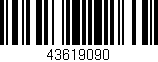 Código de barras (EAN, GTIN, SKU, ISBN): '43619090'