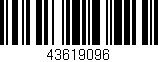 Código de barras (EAN, GTIN, SKU, ISBN): '43619096'