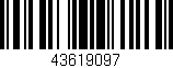 Código de barras (EAN, GTIN, SKU, ISBN): '43619097'
