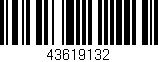 Código de barras (EAN, GTIN, SKU, ISBN): '43619132'