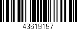 Código de barras (EAN, GTIN, SKU, ISBN): '43619197'