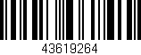 Código de barras (EAN, GTIN, SKU, ISBN): '43619264'