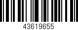 Código de barras (EAN, GTIN, SKU, ISBN): '43619655'