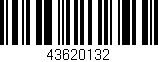 Código de barras (EAN, GTIN, SKU, ISBN): '43620132'