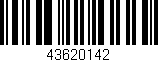 Código de barras (EAN, GTIN, SKU, ISBN): '43620142'