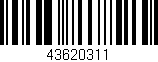 Código de barras (EAN, GTIN, SKU, ISBN): '43620311'