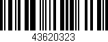 Código de barras (EAN, GTIN, SKU, ISBN): '43620323'