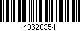 Código de barras (EAN, GTIN, SKU, ISBN): '43620354'