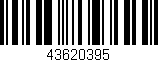 Código de barras (EAN, GTIN, SKU, ISBN): '43620395'