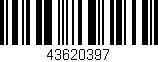 Código de barras (EAN, GTIN, SKU, ISBN): '43620397'