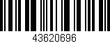 Código de barras (EAN, GTIN, SKU, ISBN): '43620696'