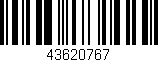 Código de barras (EAN, GTIN, SKU, ISBN): '43620767'
