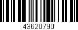 Código de barras (EAN, GTIN, SKU, ISBN): '43620790'