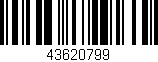 Código de barras (EAN, GTIN, SKU, ISBN): '43620799'