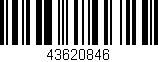 Código de barras (EAN, GTIN, SKU, ISBN): '43620846'