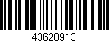 Código de barras (EAN, GTIN, SKU, ISBN): '43620913'