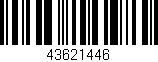 Código de barras (EAN, GTIN, SKU, ISBN): '43621446'